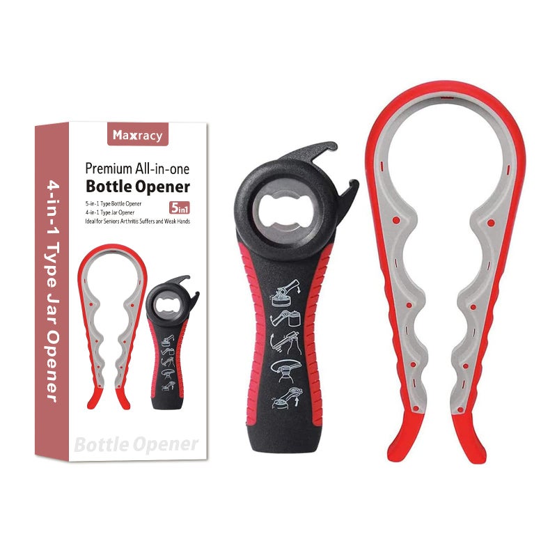 Maxracy Easy-Twist Jar Opener:Maxracy Effortless Lid Opening for Weak Hands & Arthritis | Versatile Bottle Opener | Jar Openers & Bottle Openers - Image 1